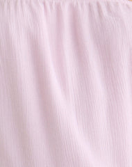 Moka Mini Dress in Crinkle Light Pink
