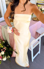 Maiah Yellow Maxi Dress