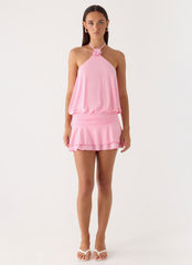 Make It Right Mini Dress - Pink