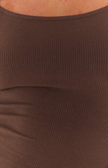 Melrose Brown Maxi Dress
