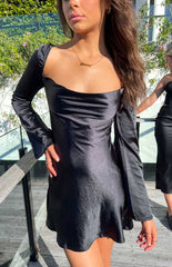 Marienne Black Mini Dress