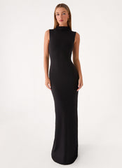 On My Time Maxi Dress - Black