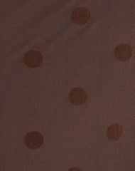 Rosaga Maxi Dress in Big Polka Flock Brown