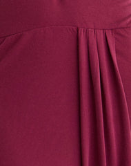 Ryoko Maxi Dress in Cupro Burgundy