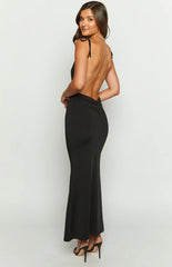 Riley Black Maxi Dress