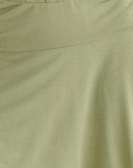 Saira Halter Neck Mini Dress in Sage