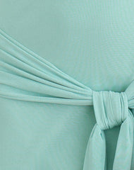 Sanyang Mini Dress in Mesh Aqua