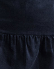 Sarabi Plunge Mini Dress in Cord Navy