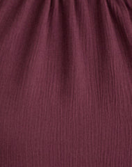 Sonnet Mini Dress in Crinkle Plum