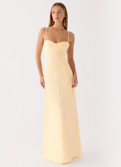 Samah Maxi Dress - Lemon