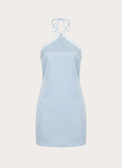 Samaria Halter Mini Dress - Mint