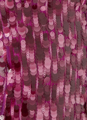 Seliora Sequin Mini Dress - Plum