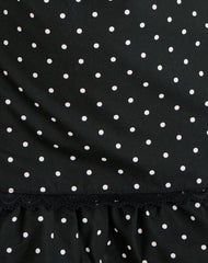 Tavita Mini Dress in Basic Polka Black