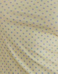 Turu Mini Dress in Yellow with Compact Grey Polka