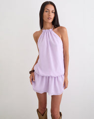 Veloria Mini Dress in Lilac
