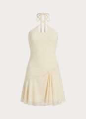 Vittoria Mini Dress - Baby Yellow