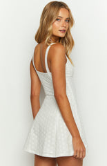 Yolanda White Mini Dress