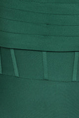 Louisa Midi Dress - Emerald Green
