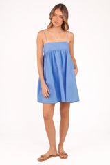Serina Mini Dress - Blue