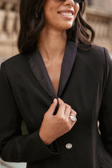 Sonya Long Sleeve Mini Dress - Black