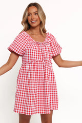 Dorothea Mini Dress - Red