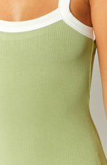 Cynthia Green Maxi Dress