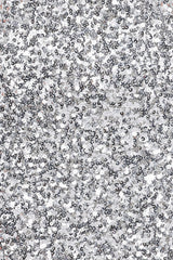 Tory Off Shoulder Sequin Mini Dress - Silver