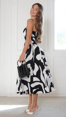 Arcan Midi Dress