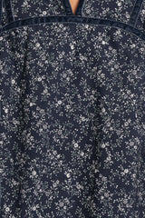 Brooklyn Mini Dress - Blue Floral