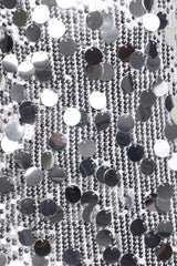 Stella Sequin Mini Dress - Silver