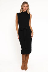 Wembley Midi Dress - Black