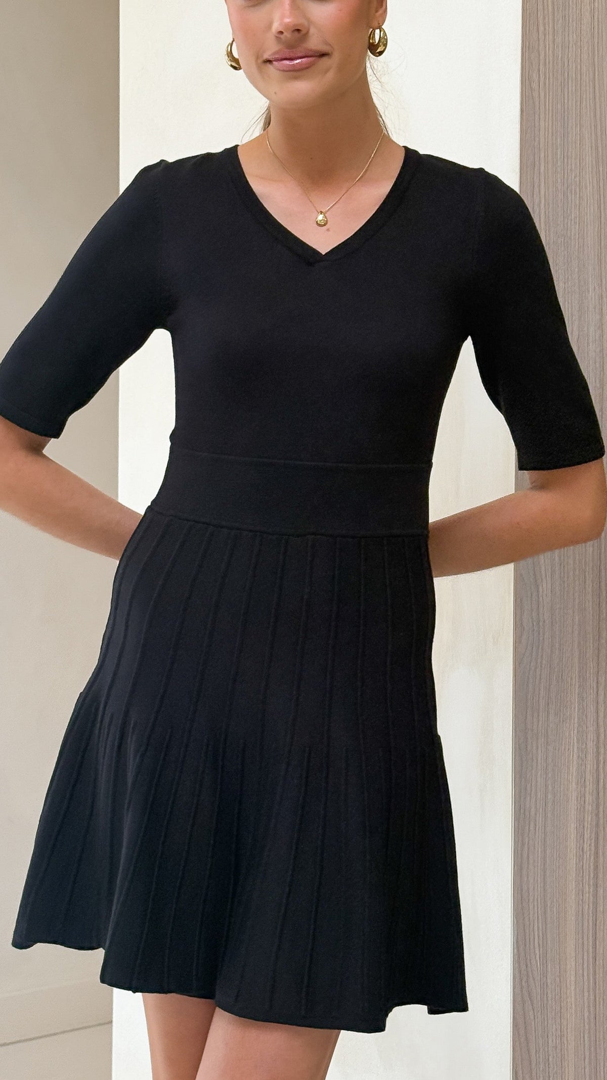 Jasmyn Mini Dress - Black