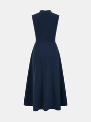 Tie-Neck Sleeveless Maxi Dress