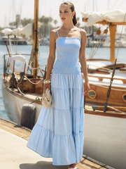 Smocked Tiered Cami Maxi Dress