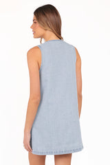 Sloane Mini Dress - Light Denim