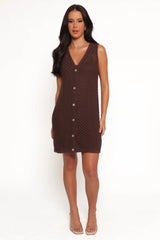 Luan Mini Dress - Chocolate
